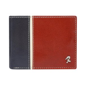 Pánská peněženka Rovicky 323-RBA-D RFID tmavě modrá, červená
