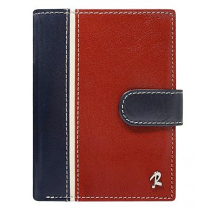 Pánská peněženka Rovicky 331L-RBA-D RFID tmavě modrá, červená