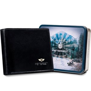Pánská peněženka Peterson PTN N61-VT černá