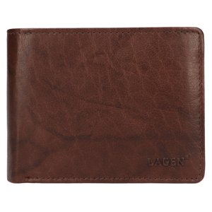 Lagen pánská peněženka kožená 6536 - hnědá - D.BRN