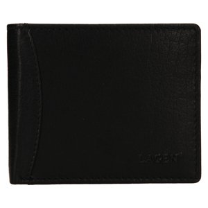 Lagen pánská peněženka kožená W-8120-černá - BLK