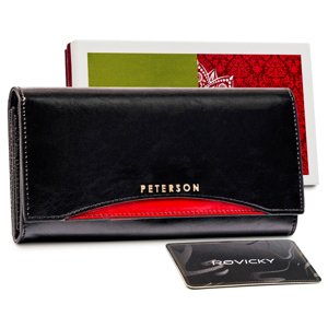 Dámská peněženka Peterson PTN PL-467.01 černá, červená