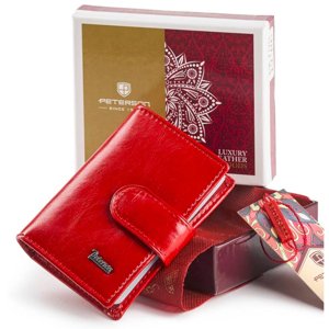 Dámská peněženka Peterson PTN PL-103 červená