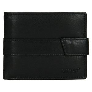 Lagen pánská peněženka kožená V-03-černá - BLK