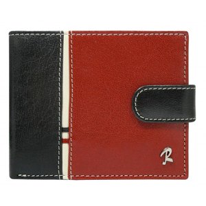 Pánská peněženka Rovicky 324L-RBA-D RFID černá, červená