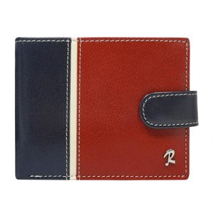 Pánská peněženka Rovicky 324L-RBA-D RFID tmavě modrá, červená