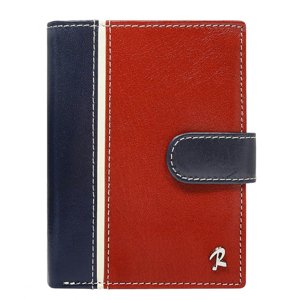 Pánská peněženka Rovicky 326L-RBA-D RFID tmavě modrá, červená