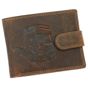 Pánská peněženka Wild L895-TRUCK hnědá