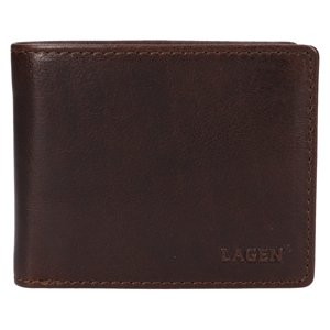 Lagen pánská peněženka kožená W-8120/T - hnědá-d.brn