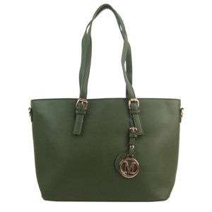 Elegantní zelená velká dámská kabelka přes rameno