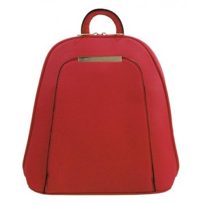 Elegantní menší dámský batůžek / kabelka červená