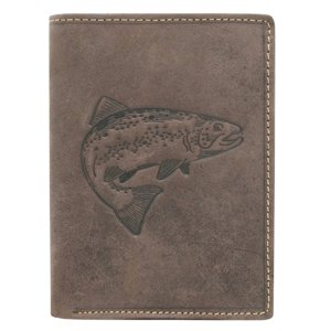 Pánská peněženka Wild ANIMALS N4-CHM FISH hnědá