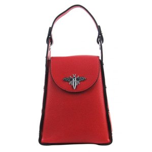 Menší dámská kabelka crossbody / do ruky červená