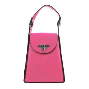 Menší dámská kabelka crossbody / do ruky růžová