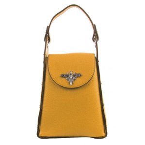 Menší dámská kabelka crossbody / do ruky žlutá