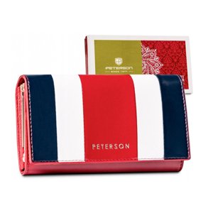 Dámská peněženka Peterson PTN PL-466 MULTI červená