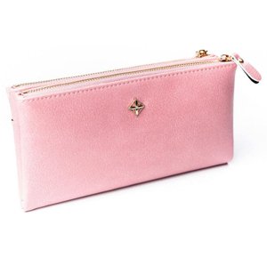 Prostorná růžová dámská peněženka v krabičce MILANO DESIGN