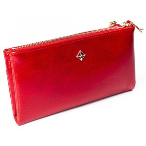 Prostorná červená dámská peněženka v krabičce MILANO DESIGN