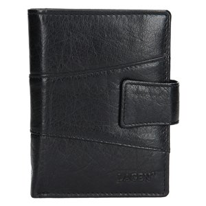 Lagen pánská peněženka kožená V-99 - černá - BLK