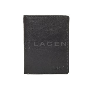 Lagen pánská peněženka kožená 2001/T-černá - BLK