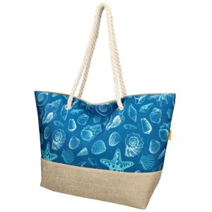 Velká modrá plážová taška přes rameno BZ5697-1