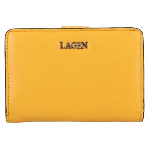 Lagen dámská peněženka kožená 160822 - ŽLUTÁ- YELLOW