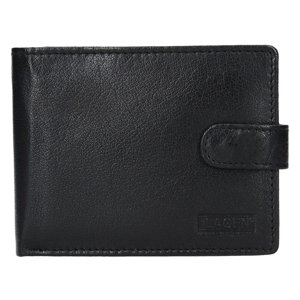 Lagen pánská peněženka kožená V-42 - černá - BLK