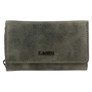 Lagen dámská peněženka kožená LG-2163-GREEN-ZELENÁ