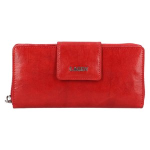 Lagen dámská peněženka kožená LG-2162 - červená - RED