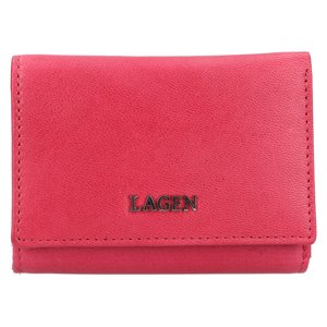 Lagen dámská peněženka kožená LG-2152-RŮŽOVÁ-FUCHSIA