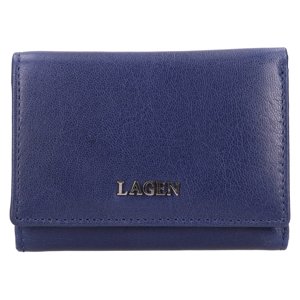 Lagen dámská peněženka kožená LG-2152-MODRÁ-INDIGO