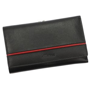 Dámská peněženka Albatross GN LW-M03 PIPE černá, červená