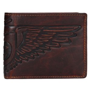 Lagen pánská peněženka kožená 6537 - hnědá - BRN
