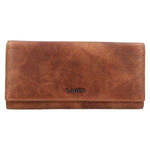 Lagen dámská peněženka kožená LG-2164 BÉŽOVÁ-CAMEL