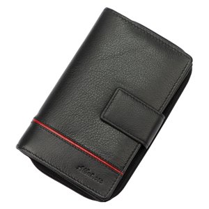 Dámská peněženka Albatross GN LW-M06 PIPE černá, červená