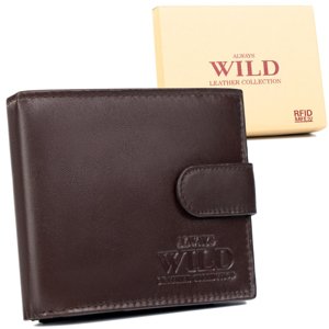 Pánská peněženka Wild N992L-P-SCR tmavě hnědá
