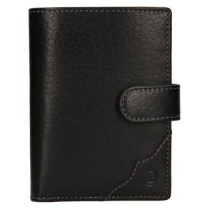 Lagen pánská peněženka kožená BLC/4738 - černá - BLK