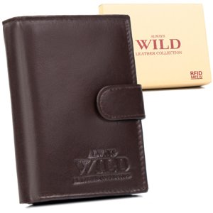 Pánská peněženka Wild N4L-P-SCR tmavě hnědá