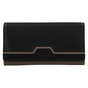 Lagen dámská peněženka kožená BLC/4787/720 - šedá/černá - TAUPE/BLK