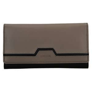 Lagen dámská peněženka kožená BLC/4787/720 - černá/šedá - BLK/TAUPE