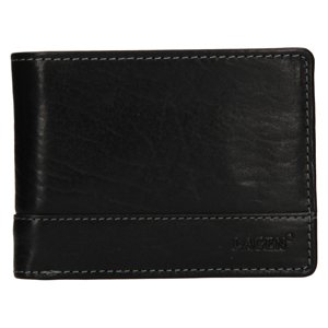 Lagen pánská peněženka kožená LG-6504/T - černá - BLK