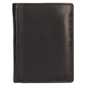 Lagen pánská peněženka kožená 6538 - černá - BLK