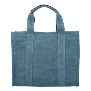 Riflová dámská kabelka do ruky modrá