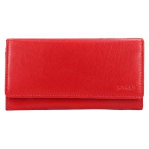 Lagen dámská peněženka kožená V-62/B -červená -RED
