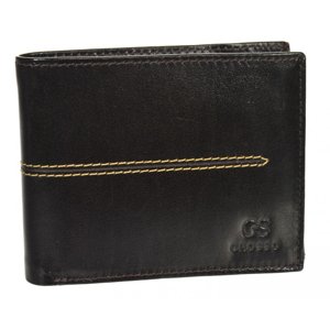 Čokoládově hnědá pánská kožená peněženka RFID v krabičce GROSSO