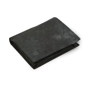 Černá pánská kožená peněženka ve stylu JEANS 514-4562-60