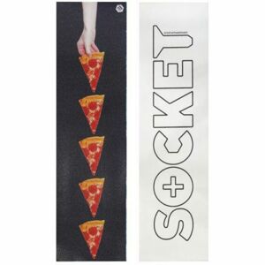 SK8 GRIP SOCKET PIZZA - černá